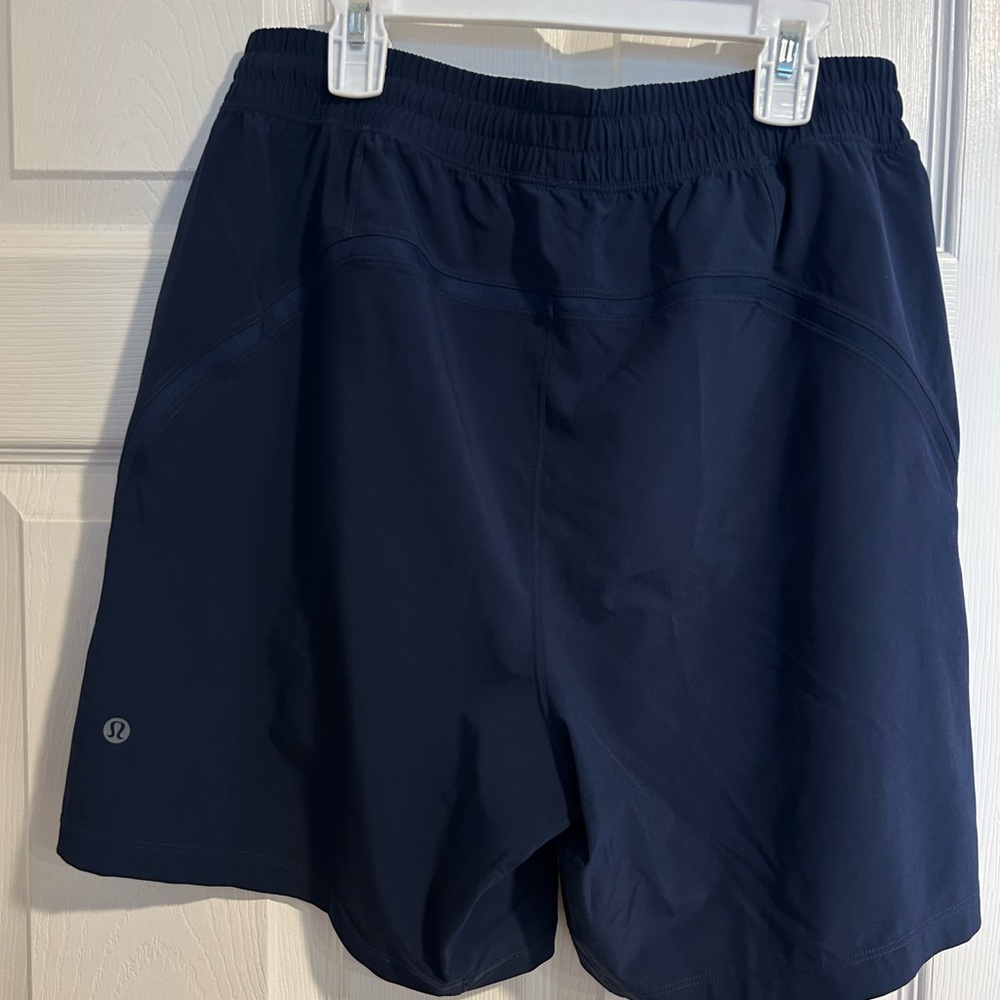 lululemon athletica Men's Dark Blue Athletic Shorts